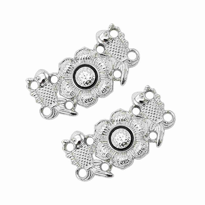 Decorative Metal Frog Fastener | 4 Pair