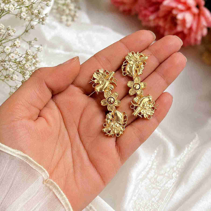 Decorative Metal Frog Fastener | 4 Pair