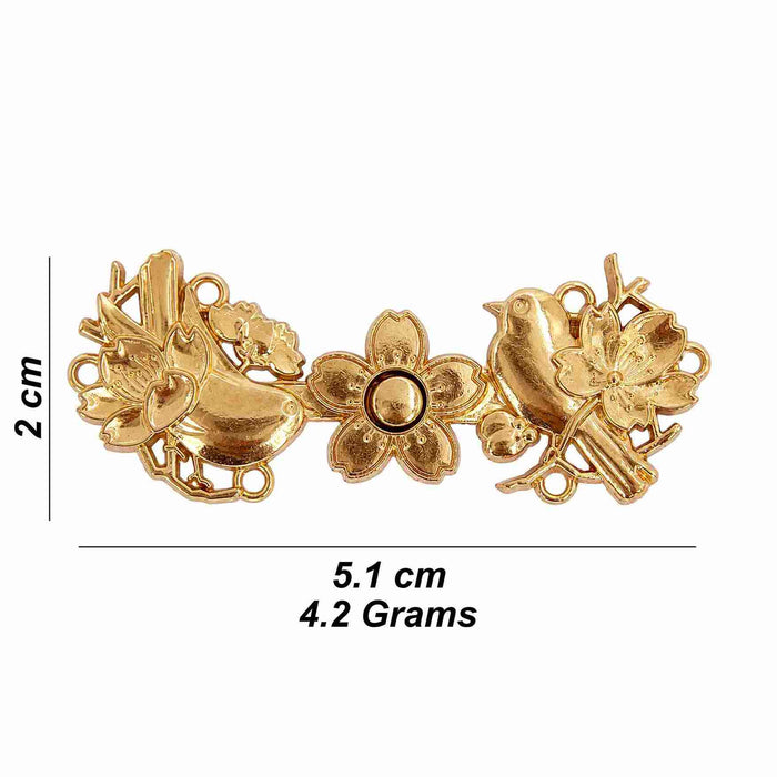 Decorative Metal Frog Fastener | 4 Pair