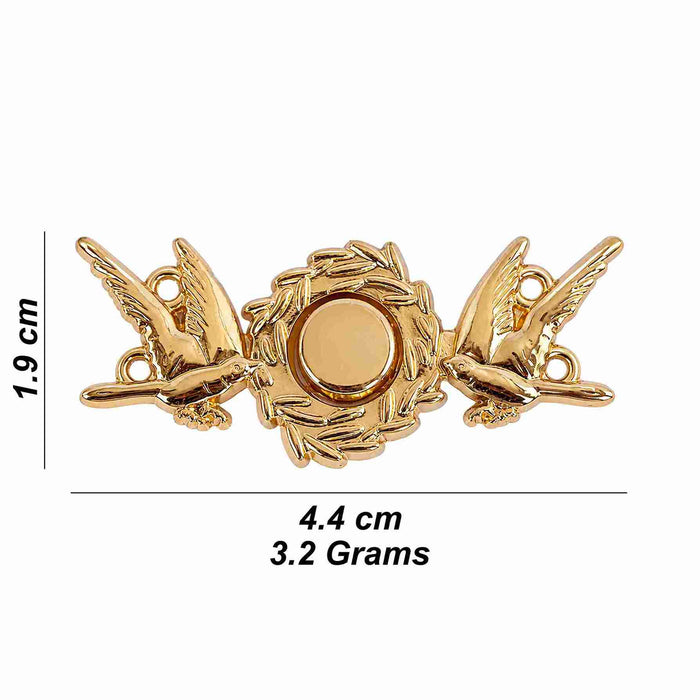 Decorative Metal Frog Fastener Buttons | 4 Pair