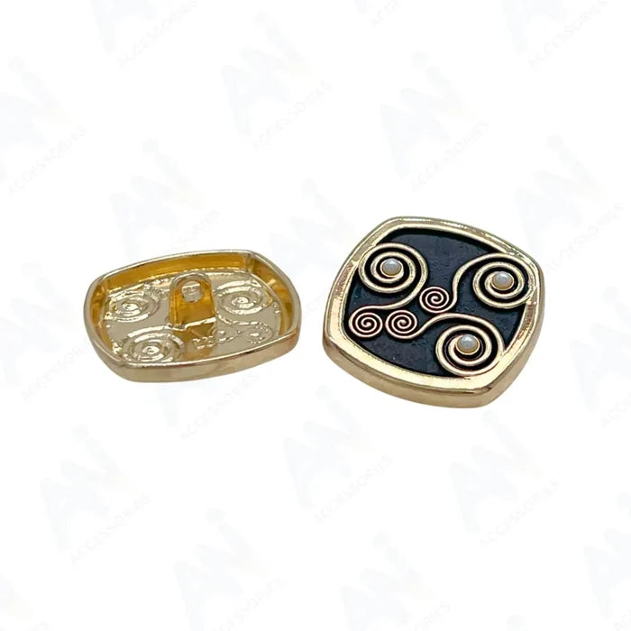 Decorative Pearl Apparel Metal Buttons | 	18mm(28L) & 23mm(36L)