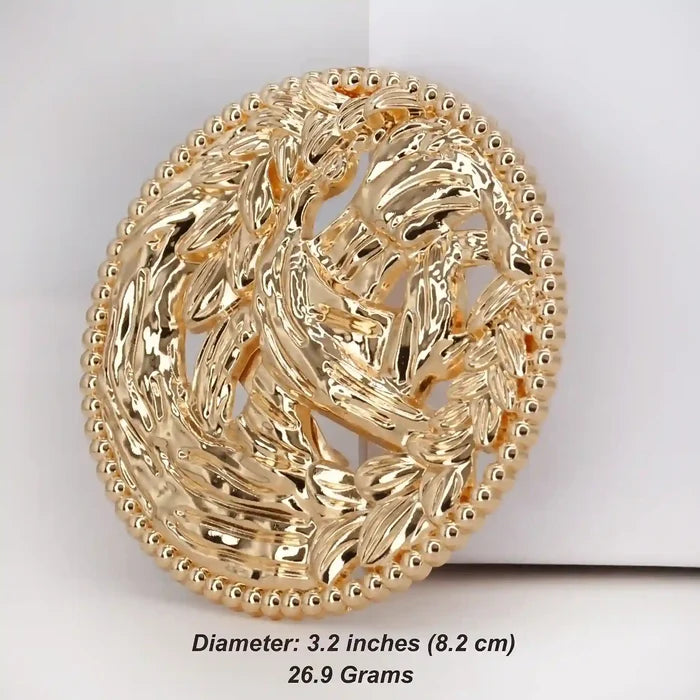 Decorative Safety Pin Brooch