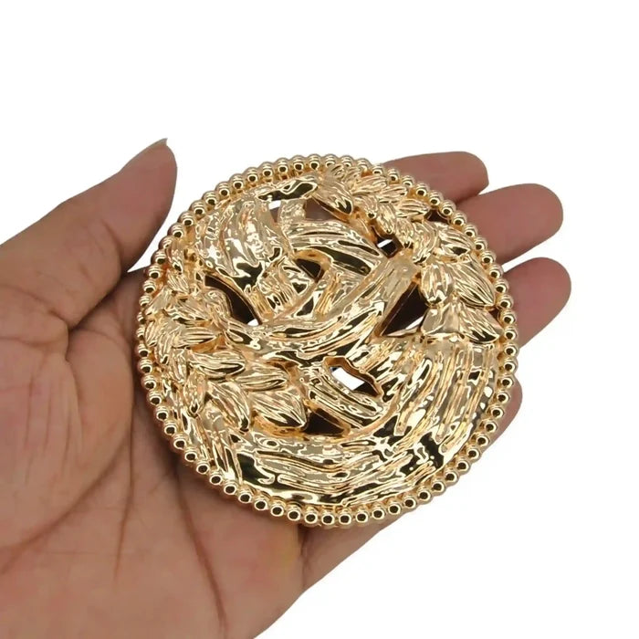 Decorative Safety Pin Brooch