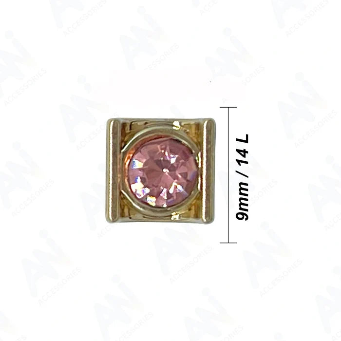 Decorative Square Metal Button for shirt | 9mm(14L)