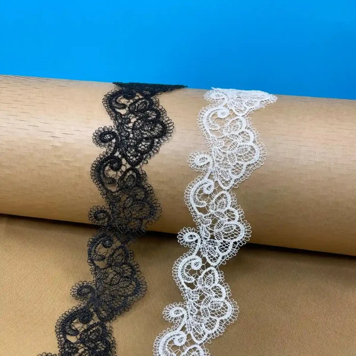 Delicate Vintage Floral Border Lace | Width 5.3cm (2.1 inches) 53mm