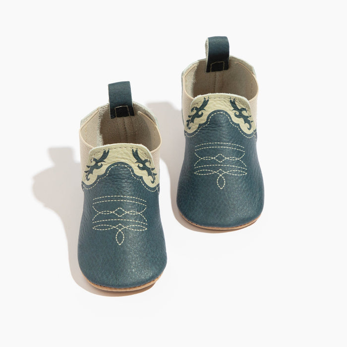 Denim Cowboy Chelsea Boot Baby Shoe - Babies in Bloom