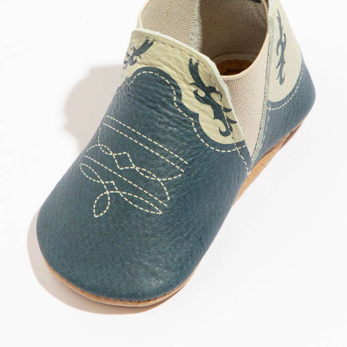 Denim Cowboy Chelsea Boot Baby Shoe - Babies in Bloom
