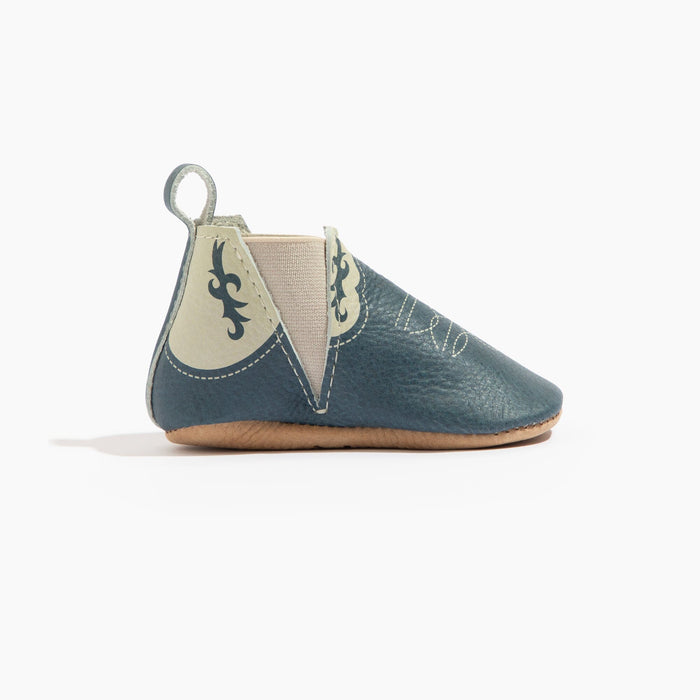 Denim Cowboy Chelsea Boot Baby Shoe - Babies in Bloom