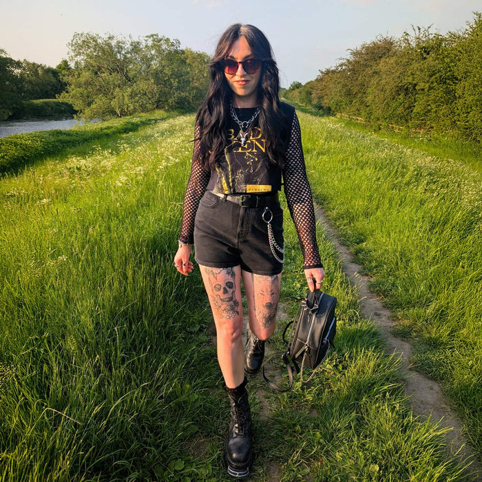 Denim Shorts - Black Sea