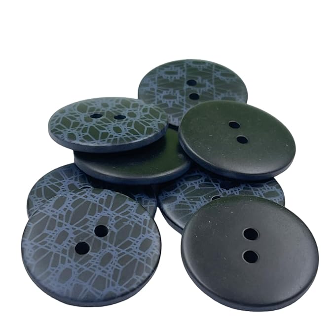 Designer Finish ABS Plastic Buttons | 28mm(44L)