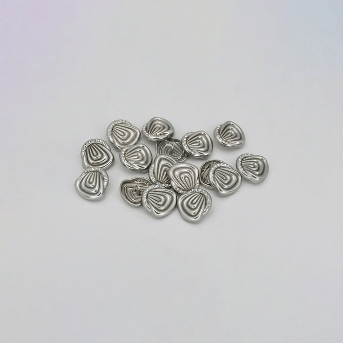 Silver / 15mm(24L) / 50 Buttons