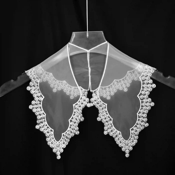 Stylish removable neck collar for DIY fashion projects, ideal for gowns, tops and traditional wear enhancement