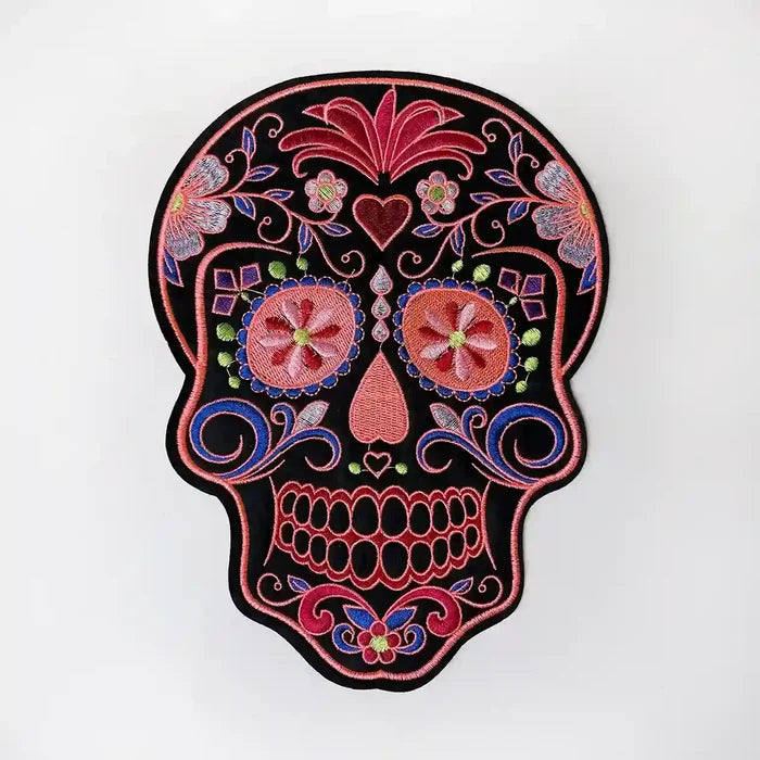 Dia de los Muertos Art Skull Hot-Fix Patch