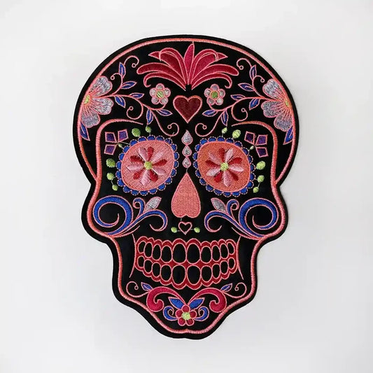 Dia de los Muertos Art Skull Hot-Fix Patch