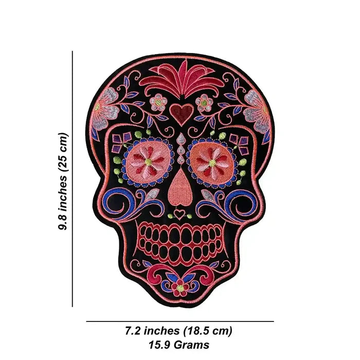 Dia de los Muertos Art Skull Hot-Fix Patch