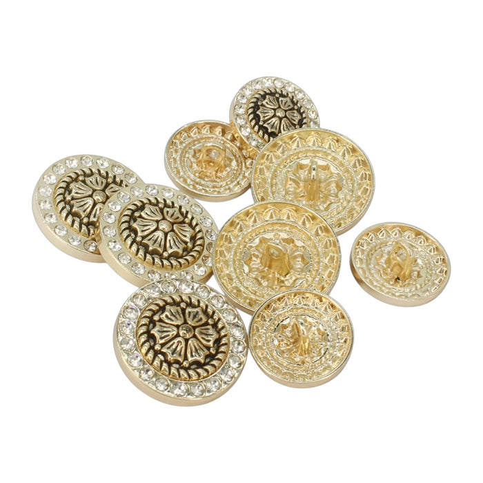 Antique gold / 23mm(36L) / 50 Buttons