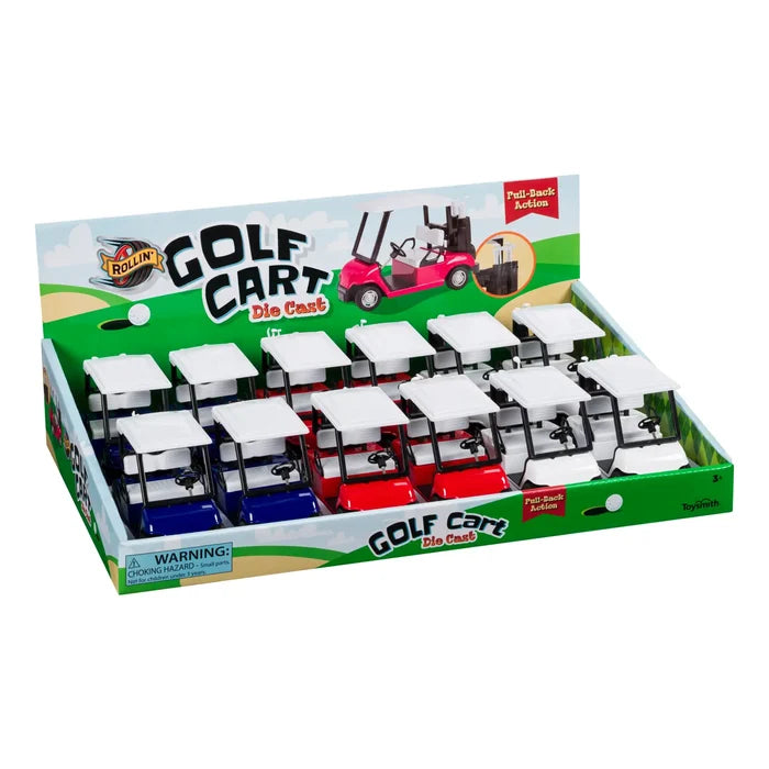 Die Cast Golf Carts Assorted