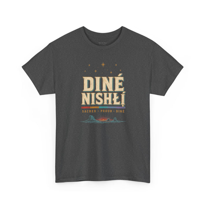 Walt & Pete Diné LGBTQ+ and Two-Spirit Pride shirt with vintage celestial and desert-horizon artwork