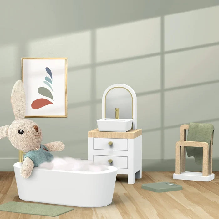 Doll House Bathroom set incl. 1 character - Babies in Bloom