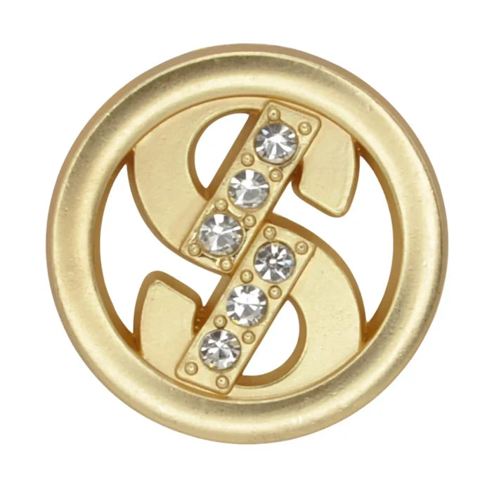 Dollar Style Rhinestone Metal Buttons | 15mm(24L) & 23mm(36L)