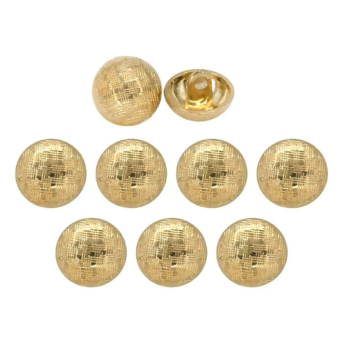 Dome Shape Hatch Style Metal Buttons