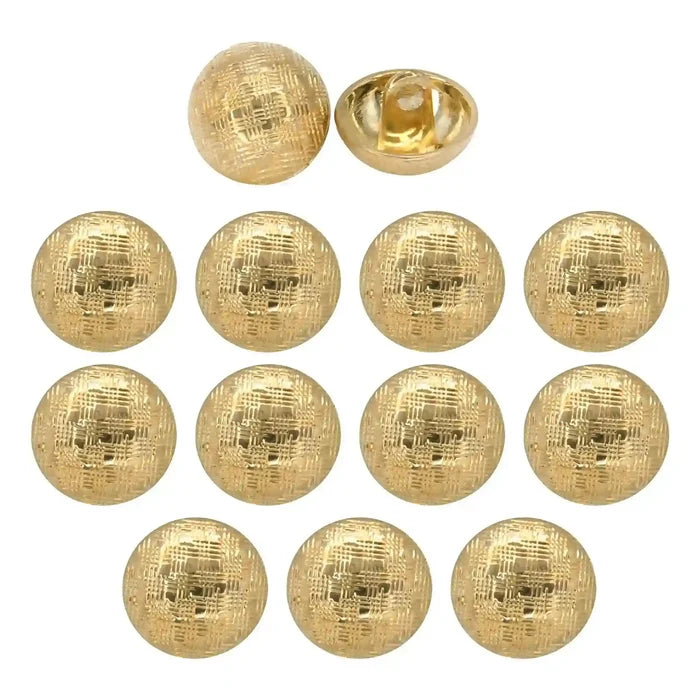 Dome Shape Hatch Style Metal Buttons