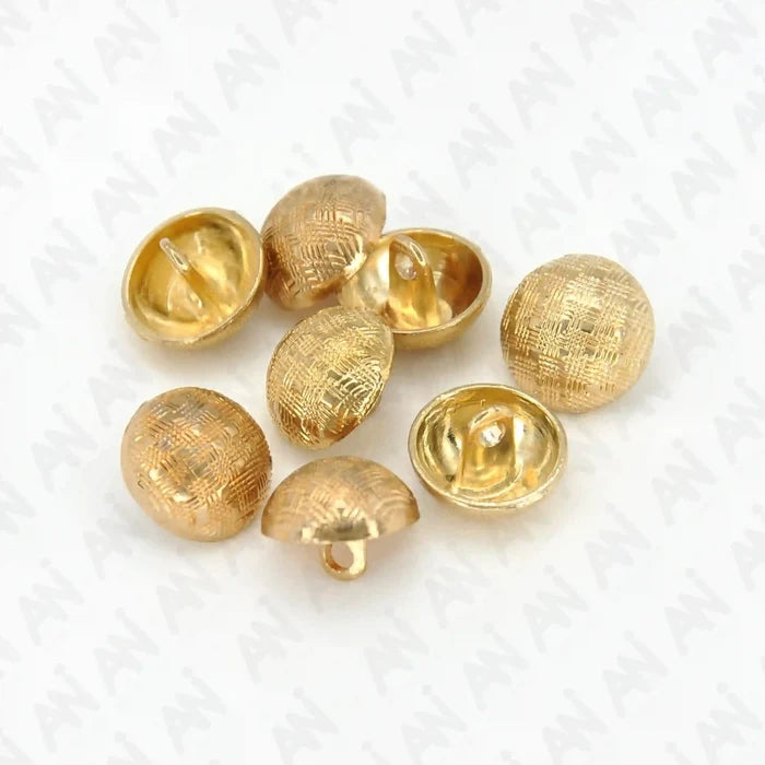 Dome Shape Hatch Style Metal Buttons