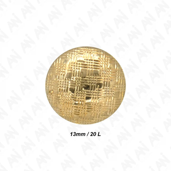 Dome Shape Hatch Style Metal Buttons