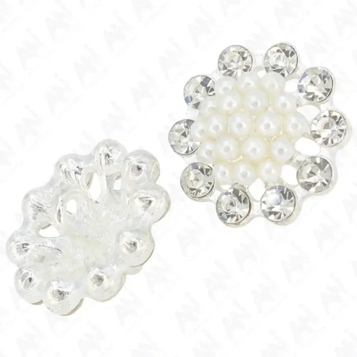 Dome Style Pearl Metal Buttons | 20mm(32L)