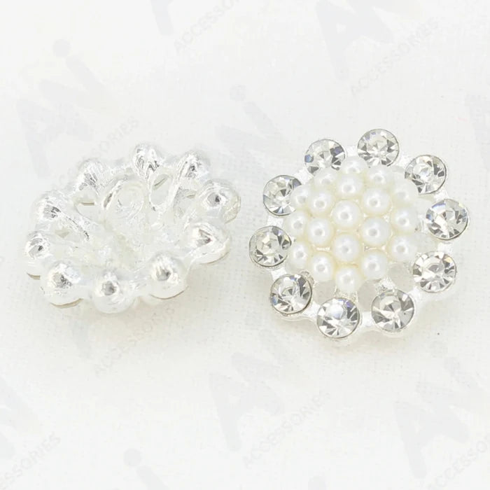Dome Style Pearl Metal Buttons | 20mm(32L)
