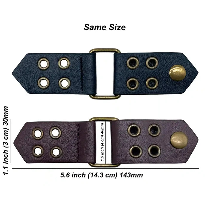 Double Holed Pin Buckle | 2 Piece