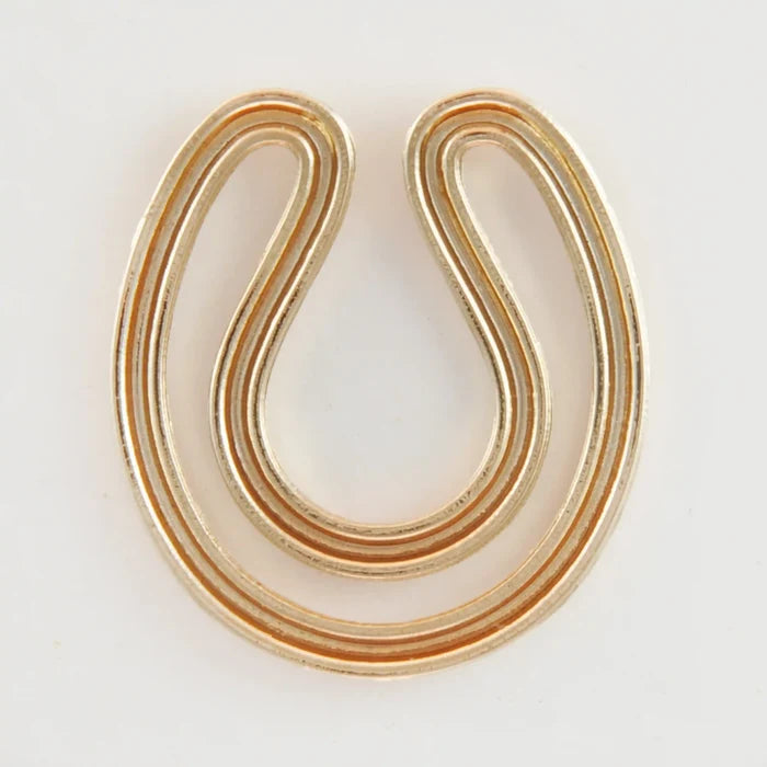 Double loop crescent buckle