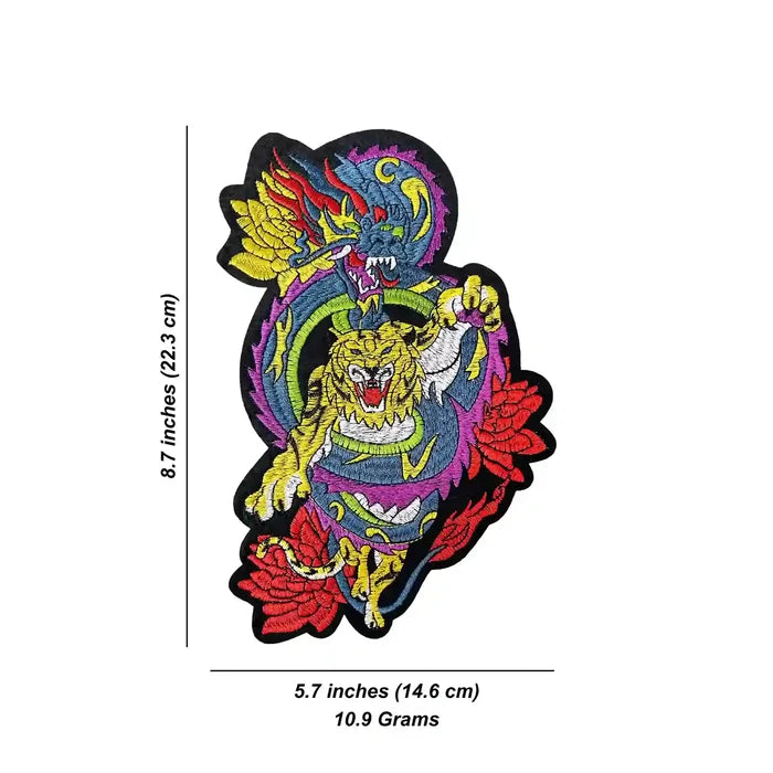 Dragon and Tiger Fighting Patch | SKU_P-1