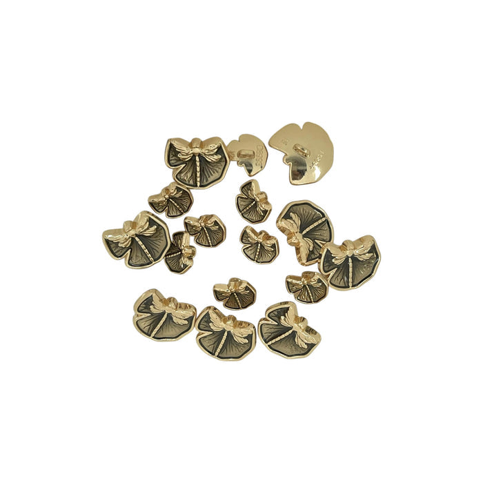Gold / 12mm(19L) / 50 Buttons
