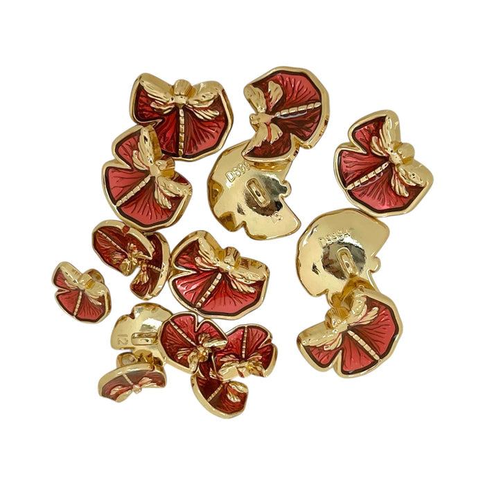 Gold red / 18mm(28L) / 50 Buttons