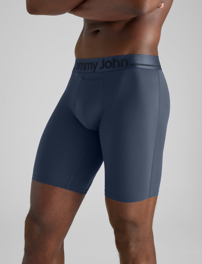DriComfort® Geo 365 Boxer Brief 8"::Dress Blues