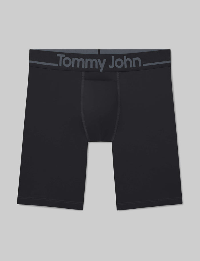 DriComfort® Geo 365 Boxer Brief 8"::Black::Swatch