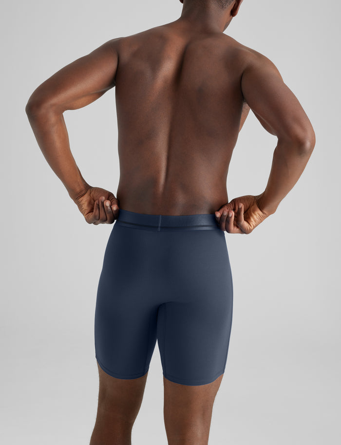 DriComfort® Geo 365 Boxer Brief 8"::Dress Blues