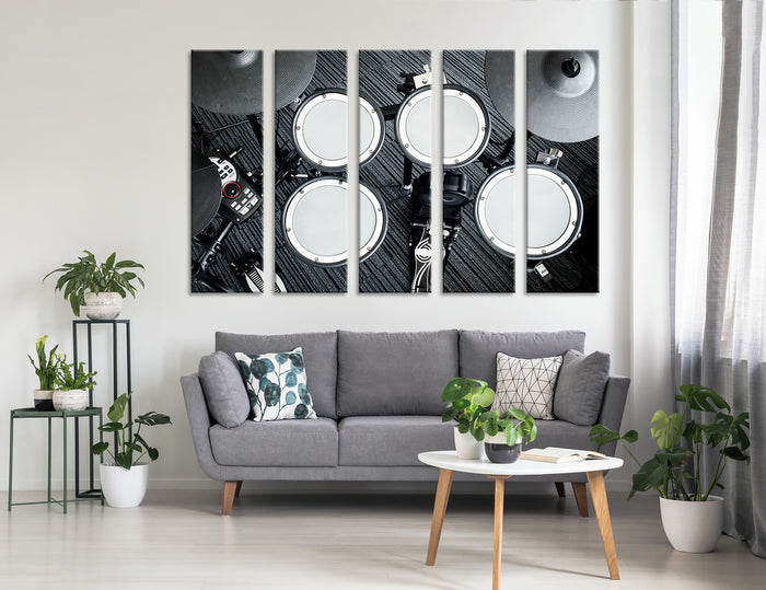 Drums Art Canvas Print #1303