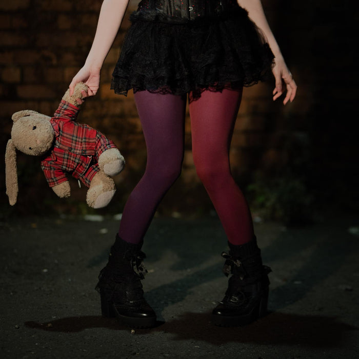 Duo Tights - Plurgundy