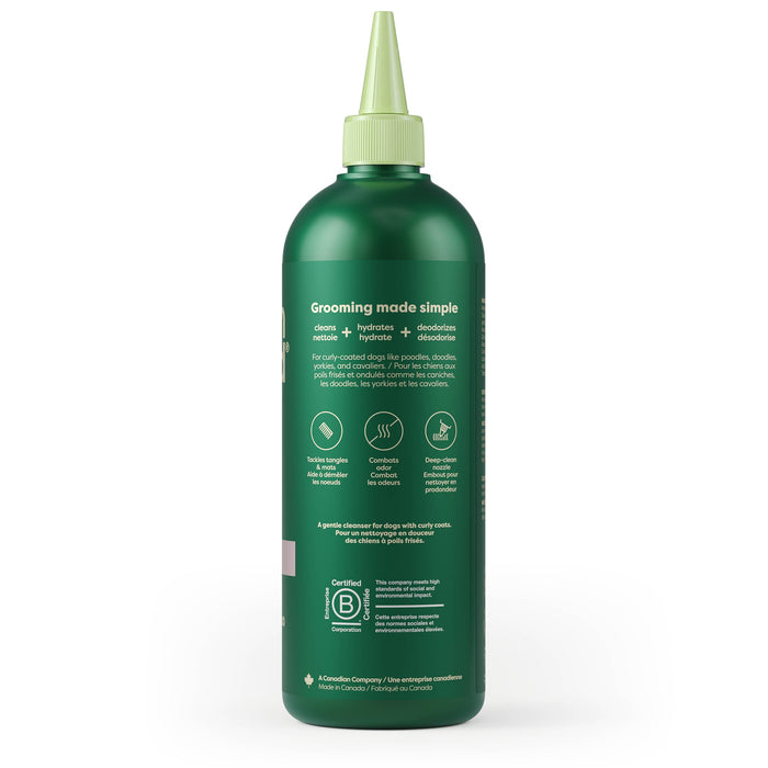 Earth Rated 3 in 1 Dog Shampoo Curly Coat 16oz - Dog.Dog.Cat.