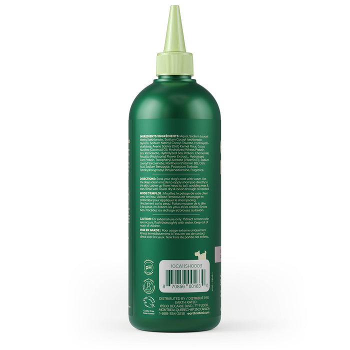 Earth Rated 3 in 1 Dog Shampoo Curly Coat 16oz - Dog.Dog.Cat.