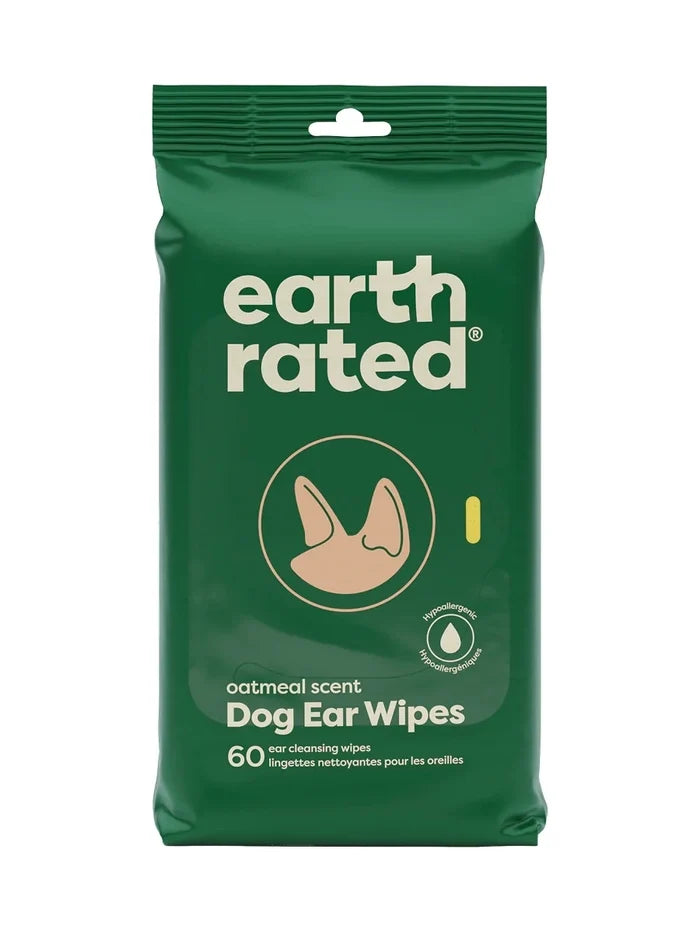 Earth Rated Dog Ear Cleansing Wipes 60ct - Dog.Dog.Cat.