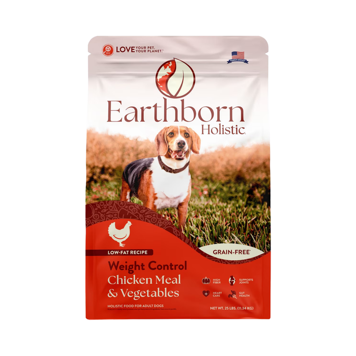 Earthborn Holistic Weight Control Chicken Meal & Vegetables Dry Dog Food