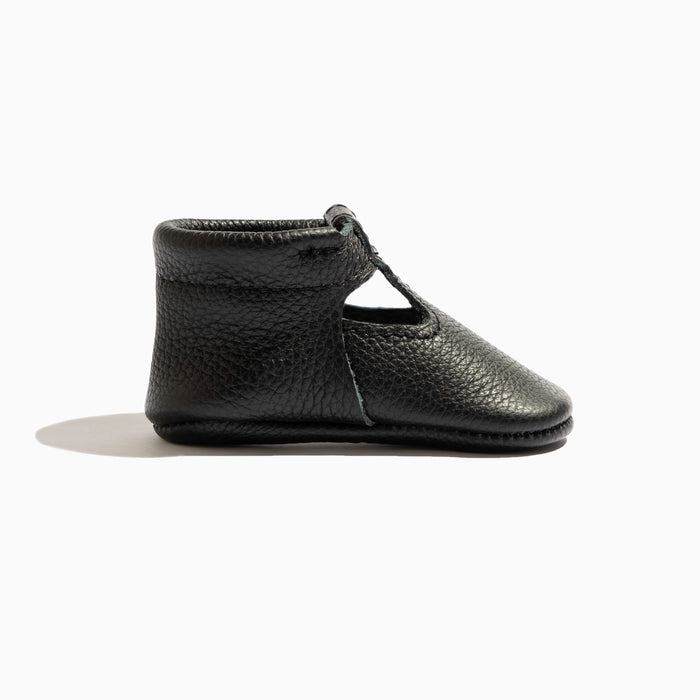 Ebony T-Bar Baby Shoe - Babies in Bloom