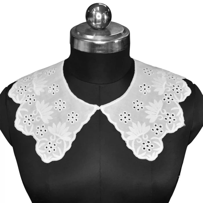 Ani Accessories Edwardian era Peter Pan collar with vintage inspired rounded design for dresses and blouses