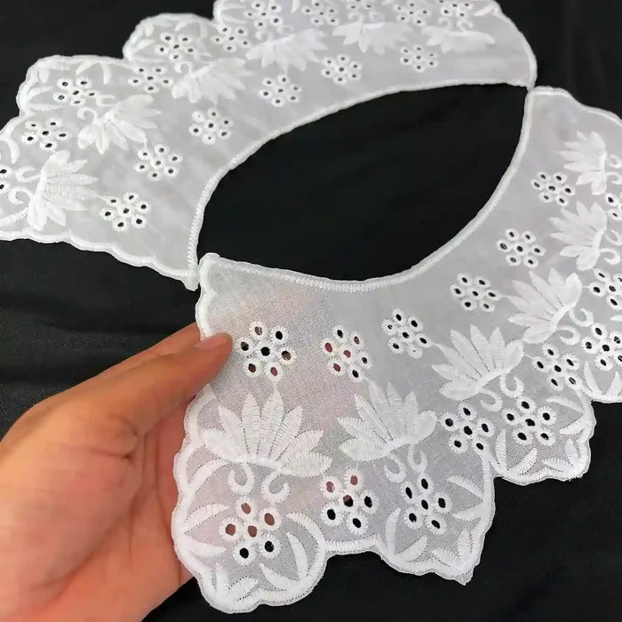 Ani Accessories Edwardian era inspired Peter Pan collar with timeless rounded shape for women’s dresses