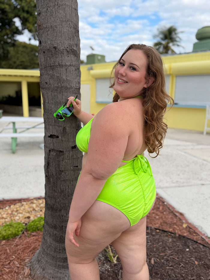 Electric Mojito High Waist Bikini Bottom