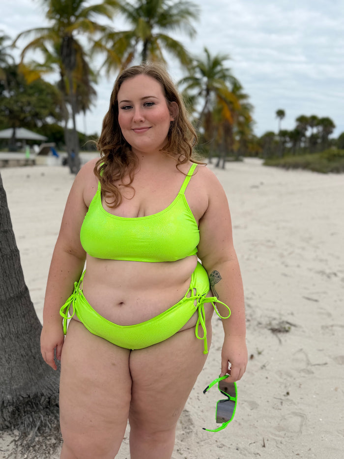 Electric Mojito Side Tie Bikini Bottom