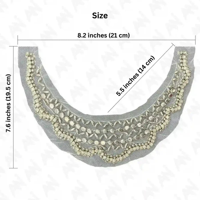 Elegant Art Deco Inspired Round Neckline